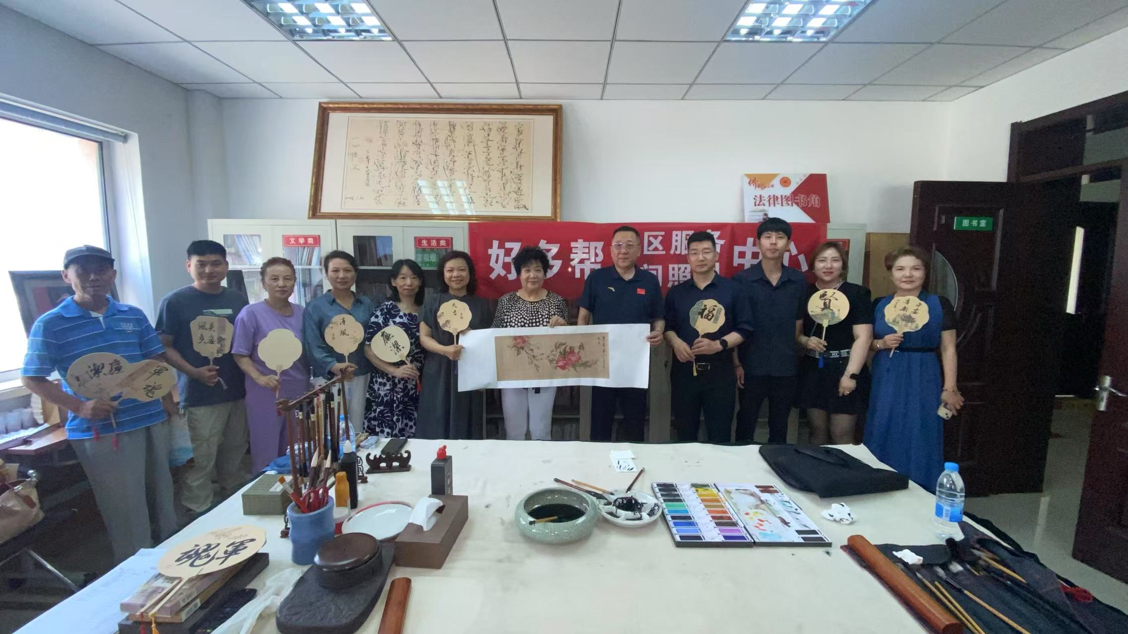 艺术学院庄雪阳老师受邀参加“翰墨传情，艺赞军魂”庆“八一”主题活动