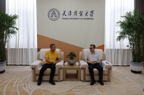 津药达仁堂集团一行来我校调研交流